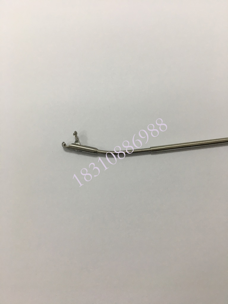 彈簧鉗，椎間孔鏡使用彈簧鉗，上翹彈簧鉗45度，前端可彎